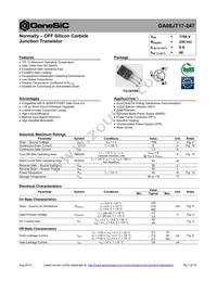 GA08JT17-247 Datasheet Cover