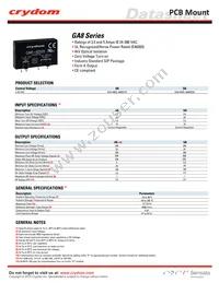 GA16B02 Datasheet Cover