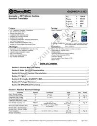 GA20SICP12-263 Datasheet Cover