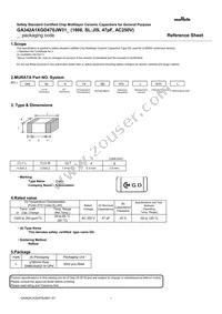 GA342A1XGD470JW31L Datasheet Cover