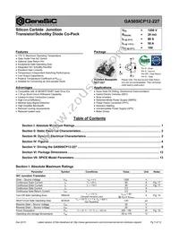 GA50SICP12-227 Datasheet Cover