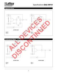 GAL18V10B-20LJ Datasheet Page 5