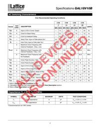 GAL18V10B-20LJ Datasheet Page 8