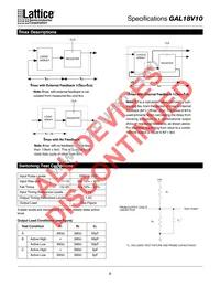 GAL18V10B-20LJ Datasheet Page 10