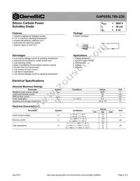 GAP05SLT80-220 Datasheet Cover