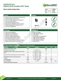 GAP3SLT33-214 Datasheet Cover