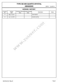 GB0400005 Datasheet Page 2