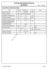 GB1000015 Datasheet Page 3