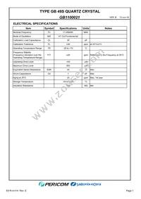 GB1100021 Datasheet Page 3