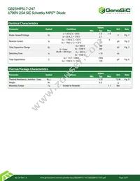 GB25MPS17-247 Datasheet Page 2