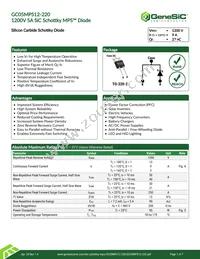 GC05MPS12-220 Datasheet Cover