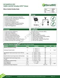 GC10MPS12-252 Datasheet Cover