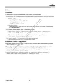 GCG188R91E474KA01D Datasheet Page 16