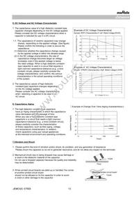 GCM1555C1H101FA16D Datasheet Page 13