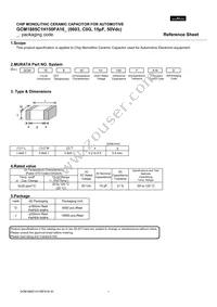 GCM1885C1H150FA16D Datasheet Cover