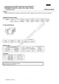 GCM1885C1H181JA16D Datasheet Cover