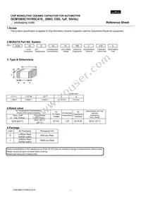 GCM1885C1H1R0CA16D Datasheet Cover