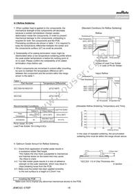 GCM1885G1H101JA16D Datasheet Page 16