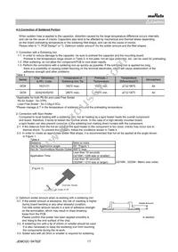 GCM21A5C2E470JX01D Datasheet Page 17