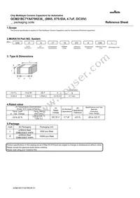 GCM21BC7YA475KE36L Datasheet Cover