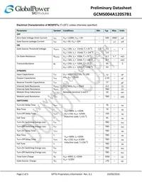 GCMS004A120S7B1 Datasheet Page 2