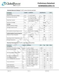 GCMS020A120S1-E1 Datasheet Page 2