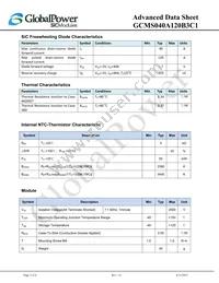 GCMS040A120B3C1 Datasheet Page 3