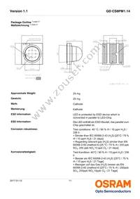 GD CS8PM1.14-UNUO-W4-1-350-R18 Datasheet Page 11