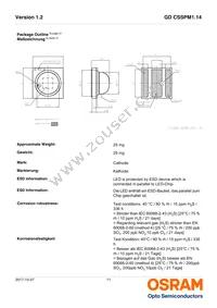 GD CSSPM1.14-UNUO-W4-1-350-R18 Datasheet Page 11