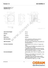GD CSSRM2.14-ARAT-24-1-700-R18 Datasheet Page 11