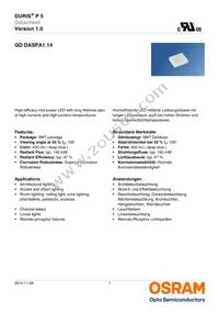 GD DASPA1.14-RKRM-W5-1 Datasheet Cover