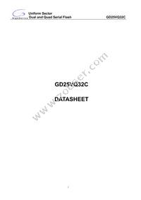 GD25VQ32CTIGR Datasheet Cover