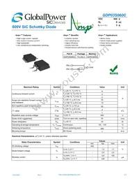 GDP03S060C Datasheet Cover