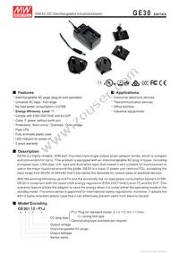 GE30I18-P1J Datasheet Cover