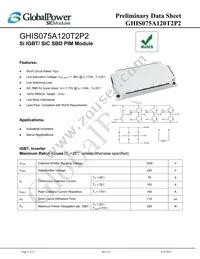 GHIS075A120T2P2 Datasheet Cover