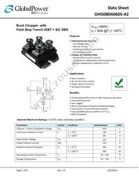 GHIS080A060S-A2 Datasheet Cover
