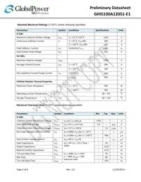 GHIS100A120S1-E1 Datasheet Page 2