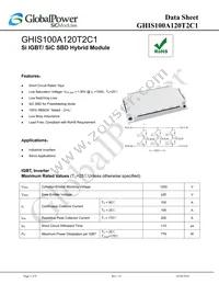 GHIS100A120T2C1 Datasheet Cover