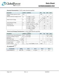 GHXS010A060S-D1E Datasheet Page 2