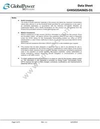 GHXS020A060S-D1 Datasheet Page 5