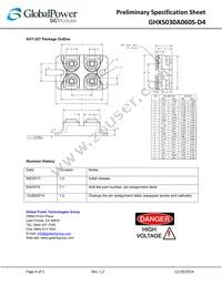 GHXS030A060S-D4 Datasheet Page 4