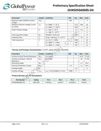 GHXS050A060S-D4 Datasheet Page 2