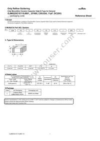 GJM0225C1E110JB01L Datasheet Cover