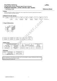 GJM0225C1E200JB01L Datasheet Cover