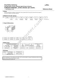 GJM0225C1E4R0CB01L Datasheet Cover