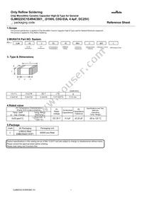 GJM0225C1E4R4CB01L Datasheet Cover