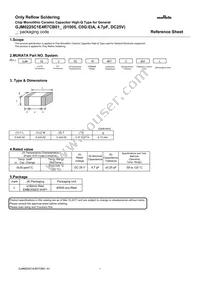 GJM0225C1E4R7CB01L Datasheet Cover