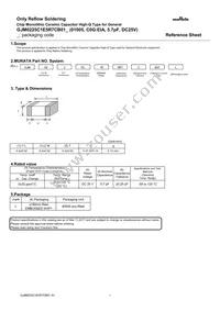 GJM0225C1E5R7CB01L Datasheet Cover