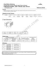 GJM0335C0J330JB01D Datasheet Cover