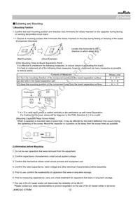 GJM0335C1E1R0BB01D Datasheet Page 12